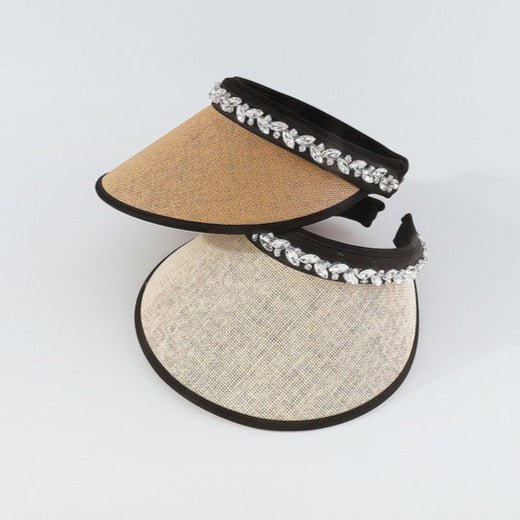 Q0267 Rhinestone Visor