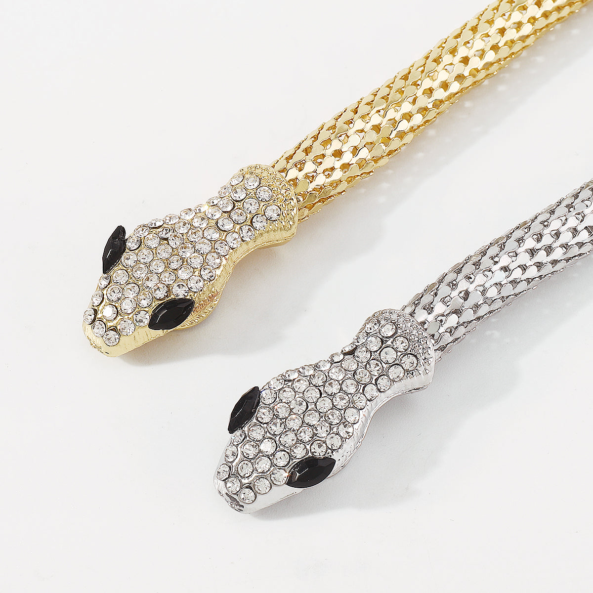 N9274 Rhinestone Snake Choker Necklace