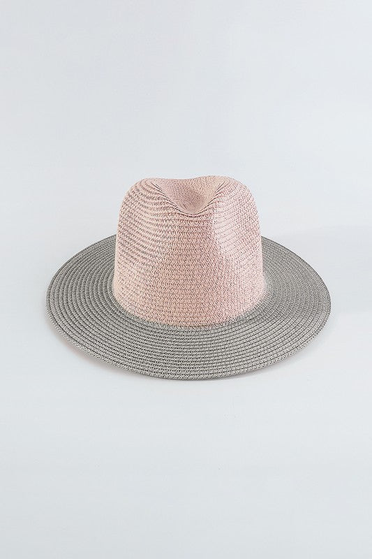 Q0256 Rainbow Color Straw Hat