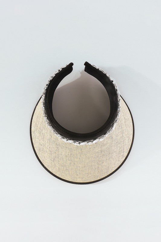Q0267 Rhinestone Visor