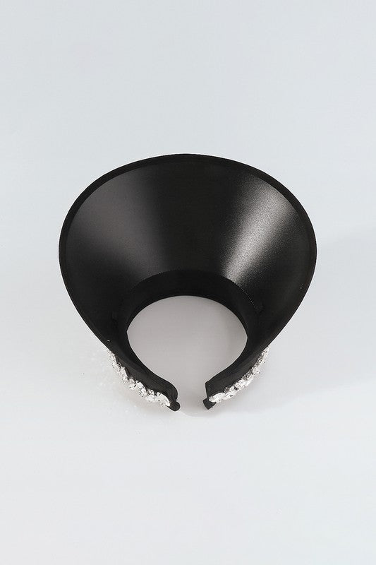 Q0267 Rhinestone Visor
