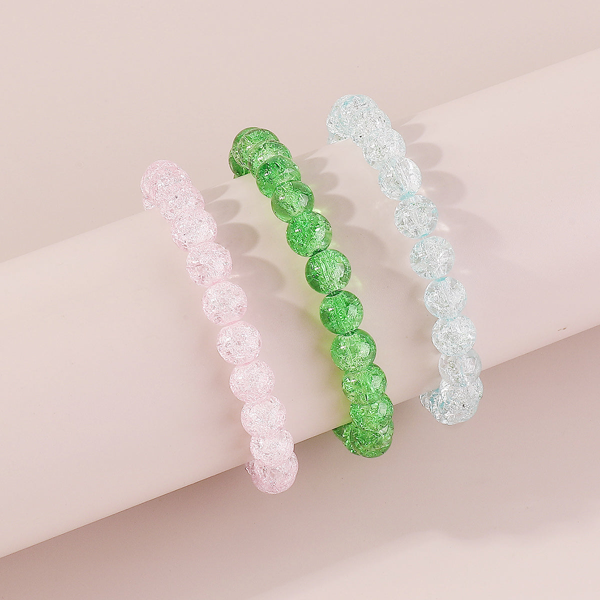 B2107 Summer Glass Beads Bracelet Set