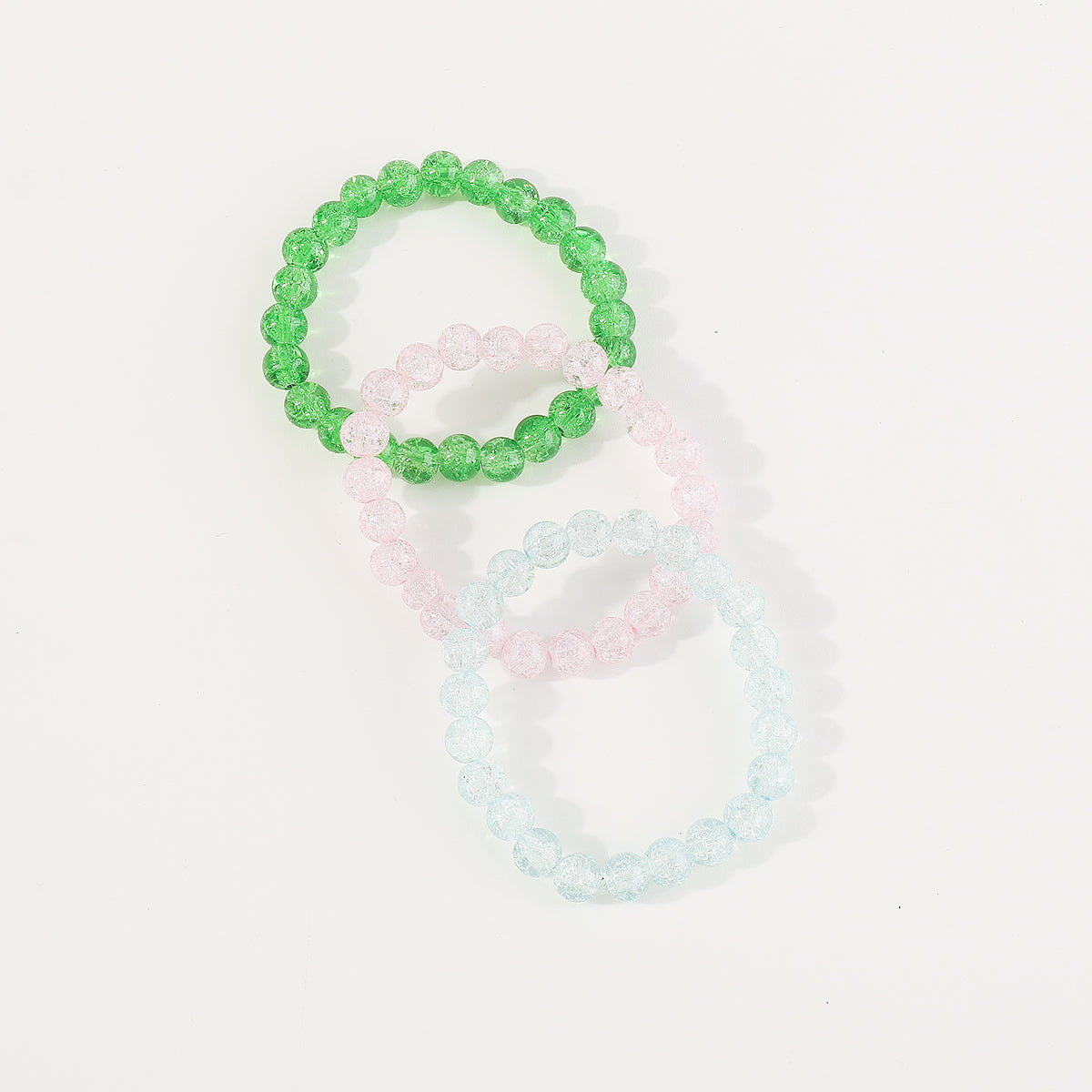 B2107 Summer Glass Beads Bracelet Set