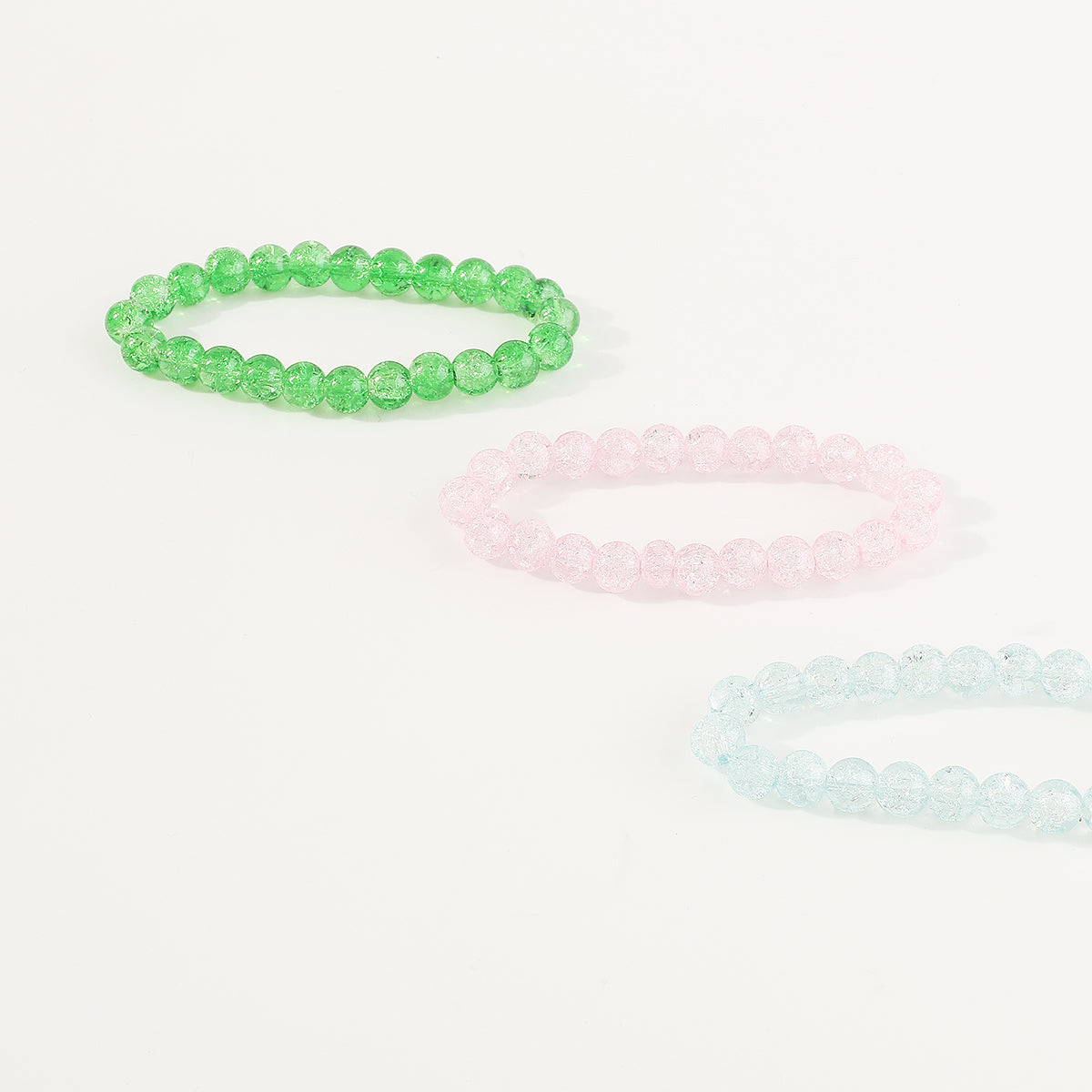 B2107 Summer Glass Beads Bracelet Set