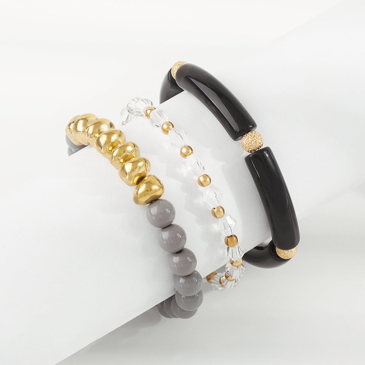 B2151 Multi Color Beaded Bracelets Set