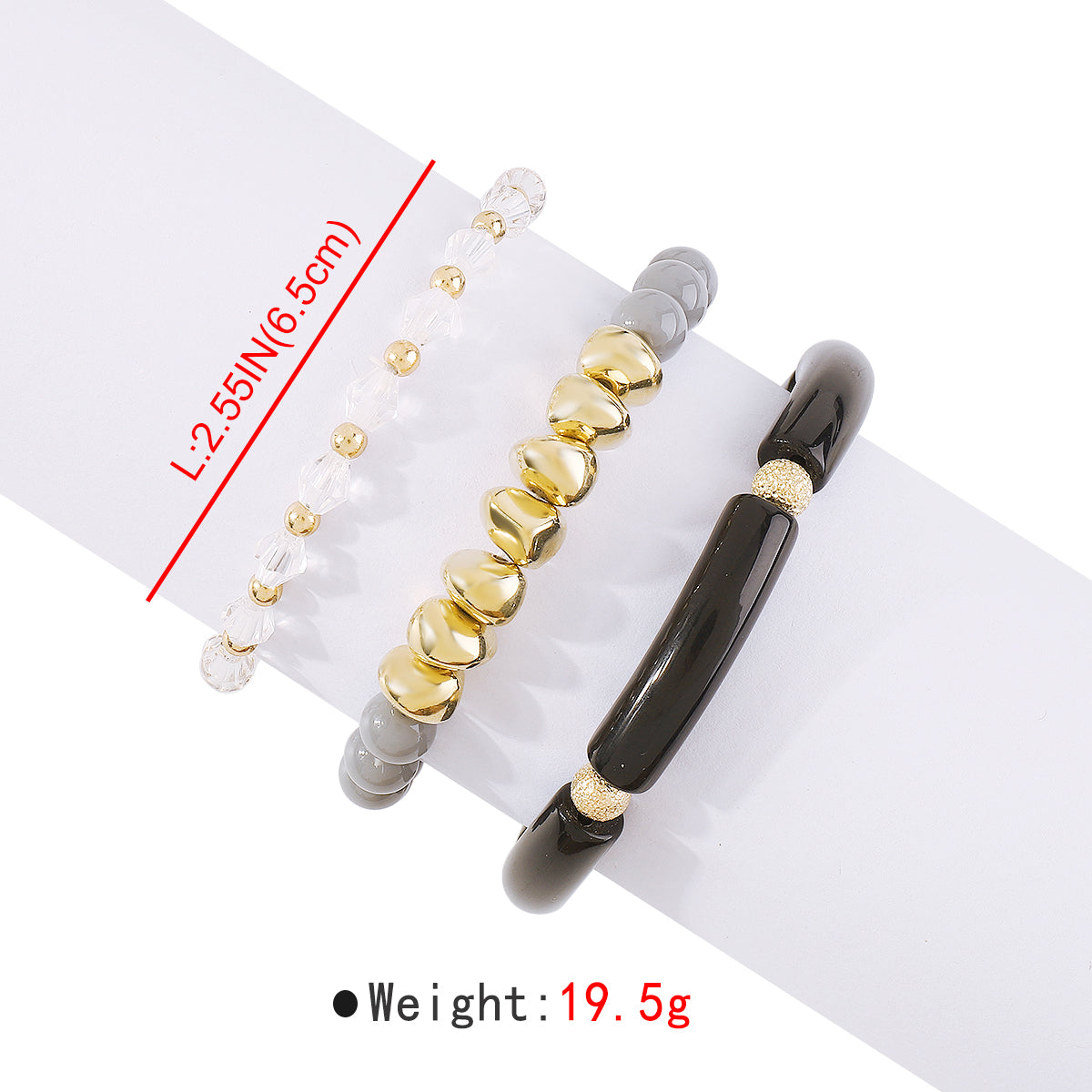 B2151 Multi Color Beaded Bracelets Set