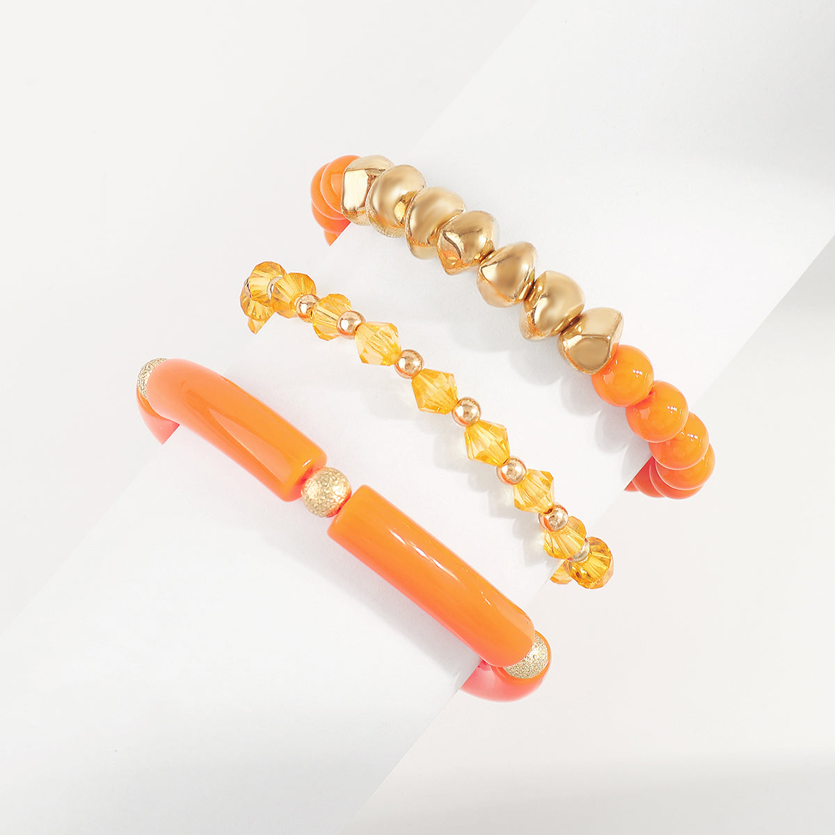 B2151 Multi Color Beaded Bracelets Set