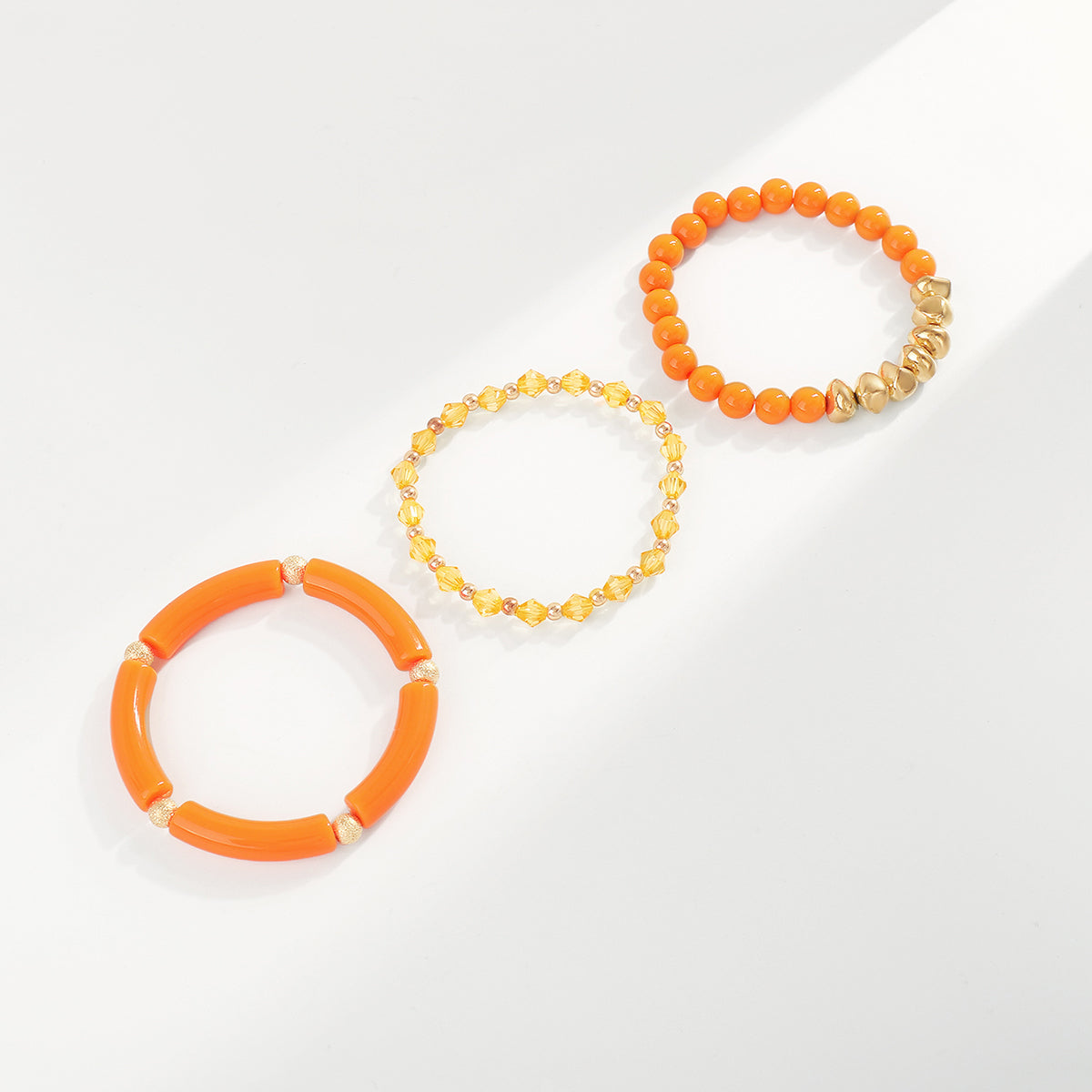 B2151 Multi Color Beaded Bracelets Set