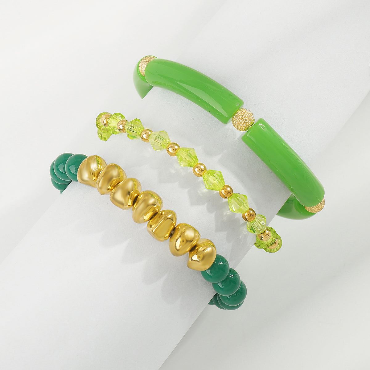 B2151 Multi Color Beaded Bracelets Set