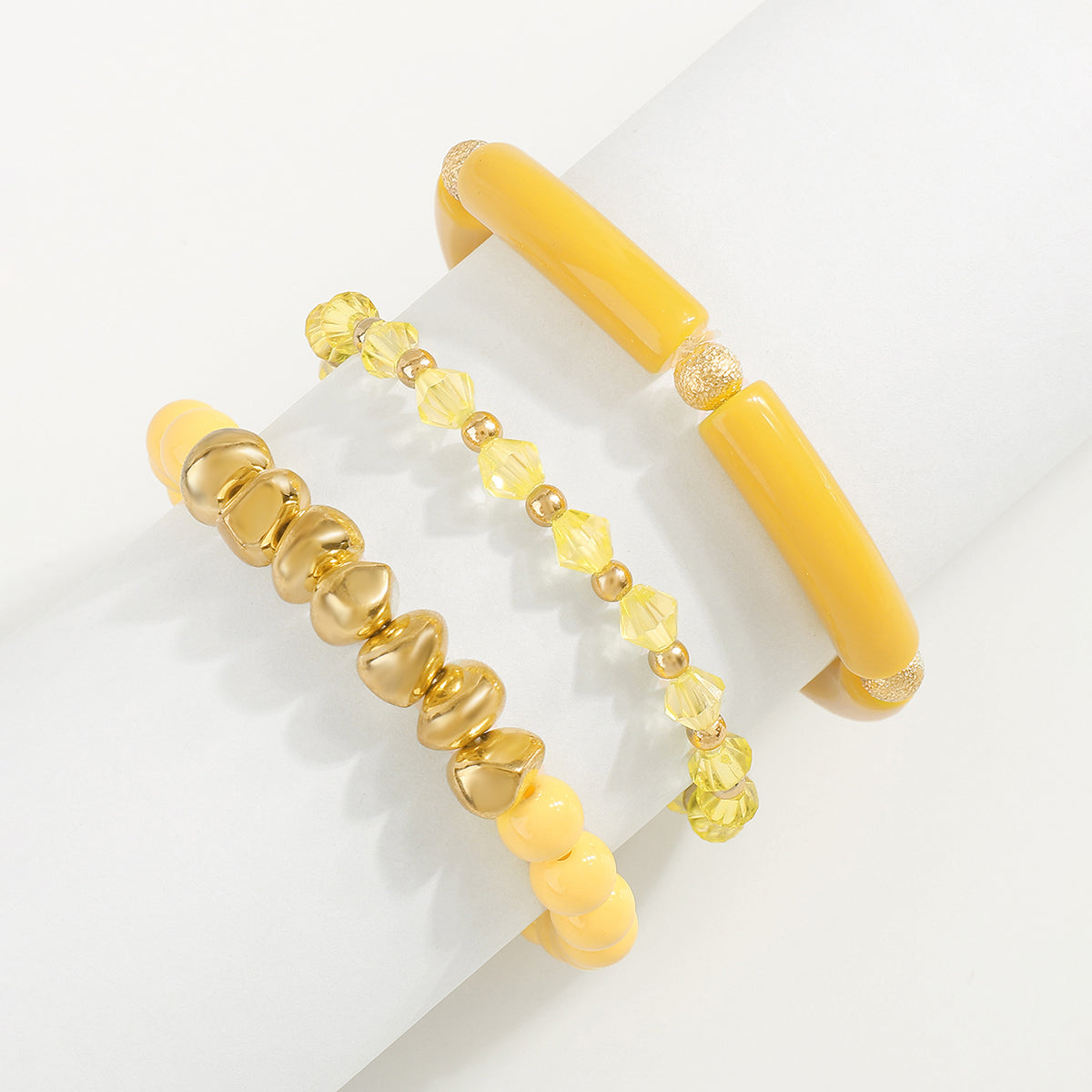 B2151 Multi Color Beaded Bracelets Set