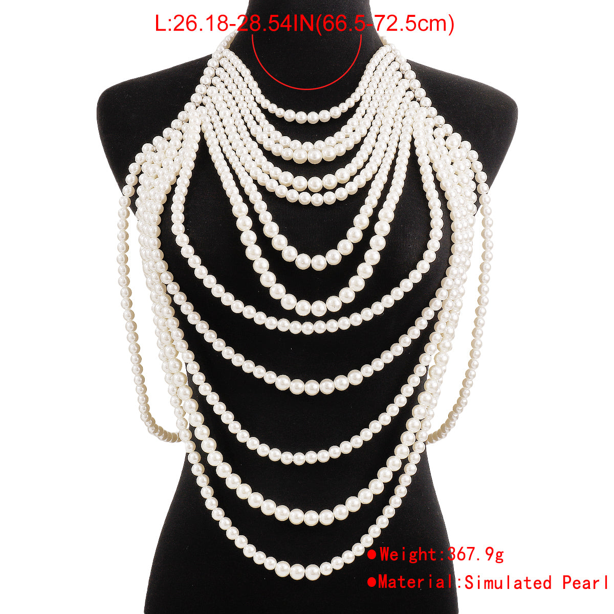 C0429 Handmade Faux Pearl Halter Top