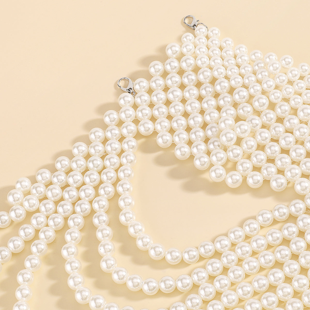 C0438 Handmade Multilayer Faux Pearl