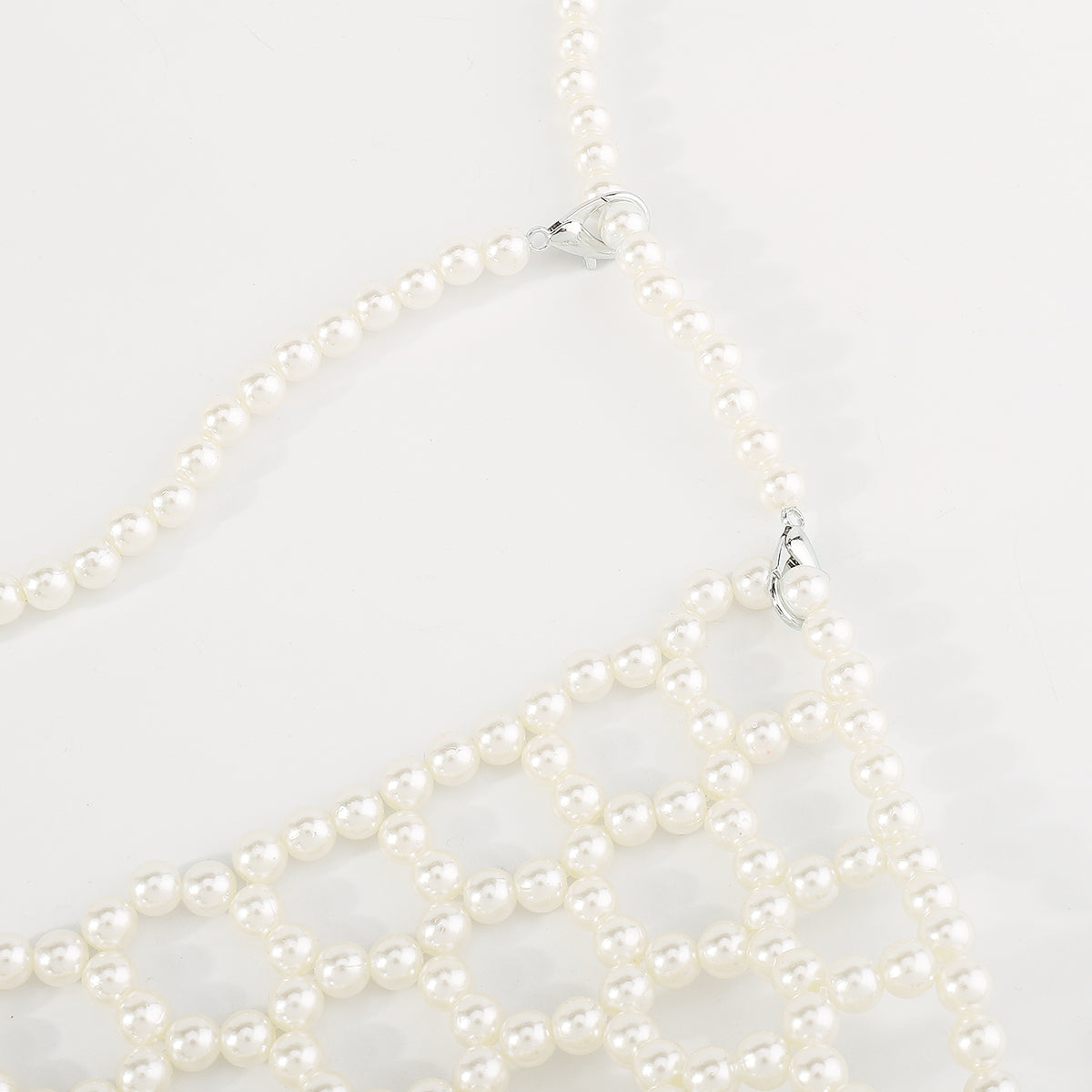 C0456 Handmade Pearl Halter Top