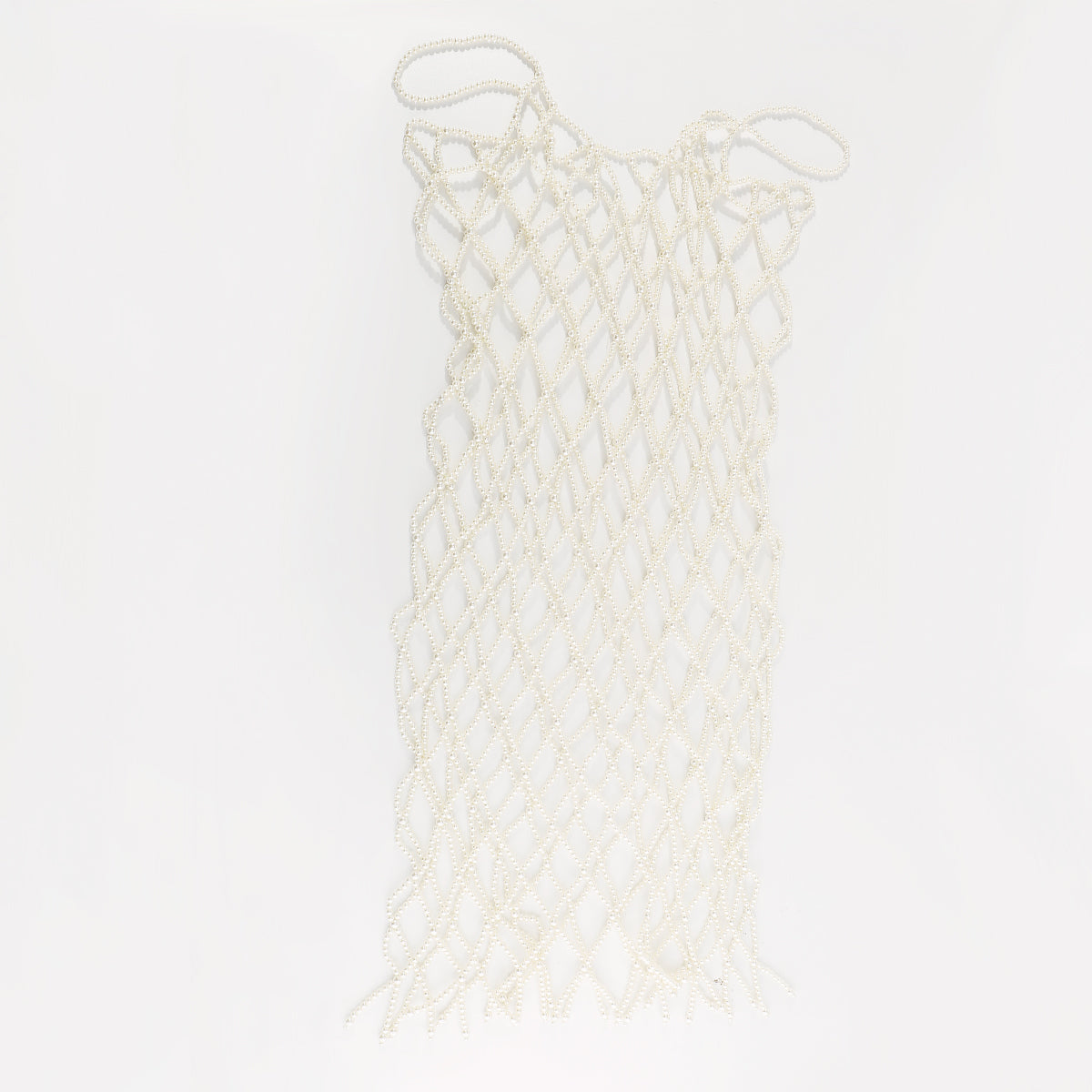 C0461 Handmade Faux Pearl Layer Dress Cover Up