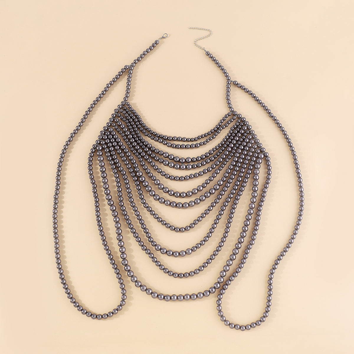 C0501 Multilayer Pearl Chain Body Jewelry