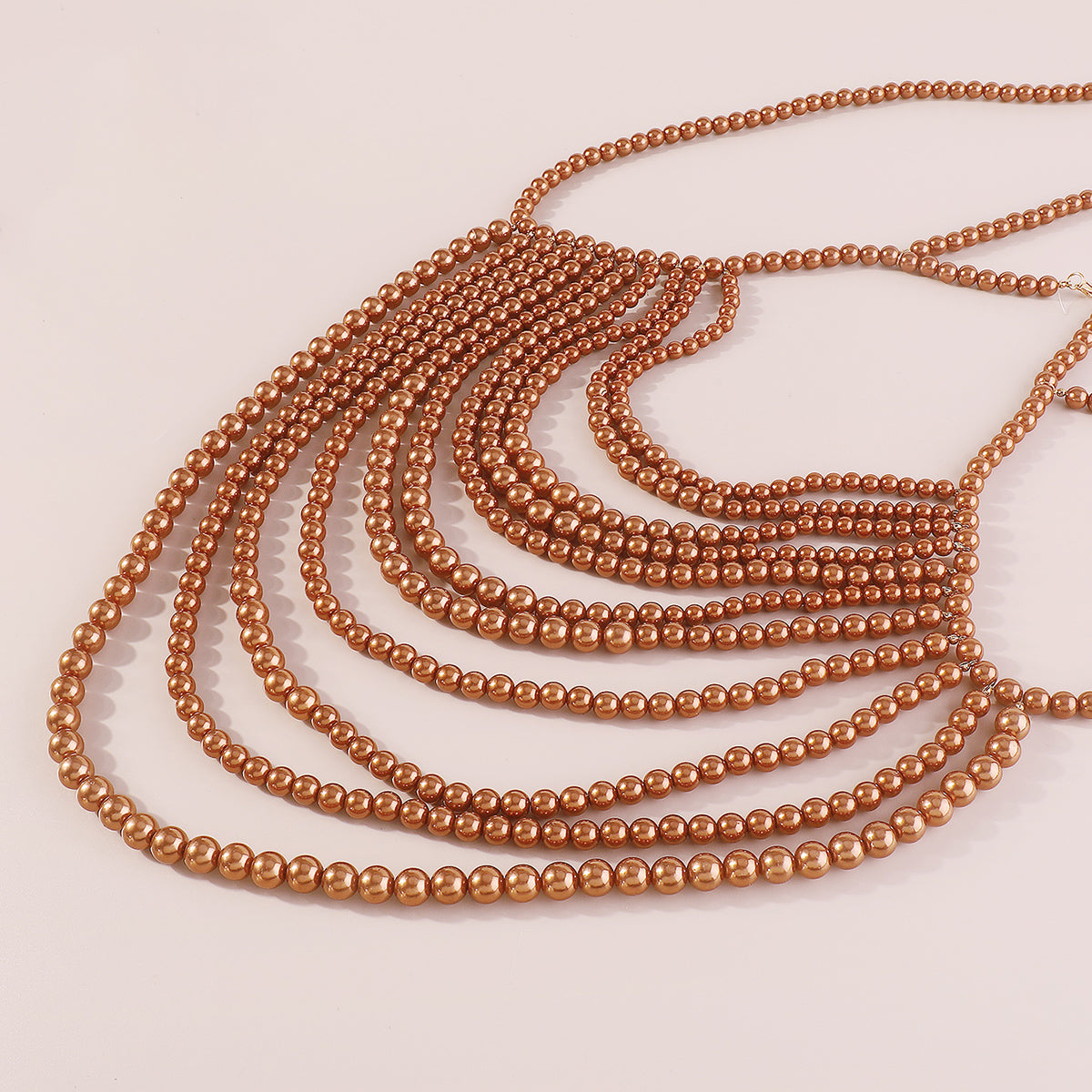C0501 Multilayer Pearl Chain Body Jewelry