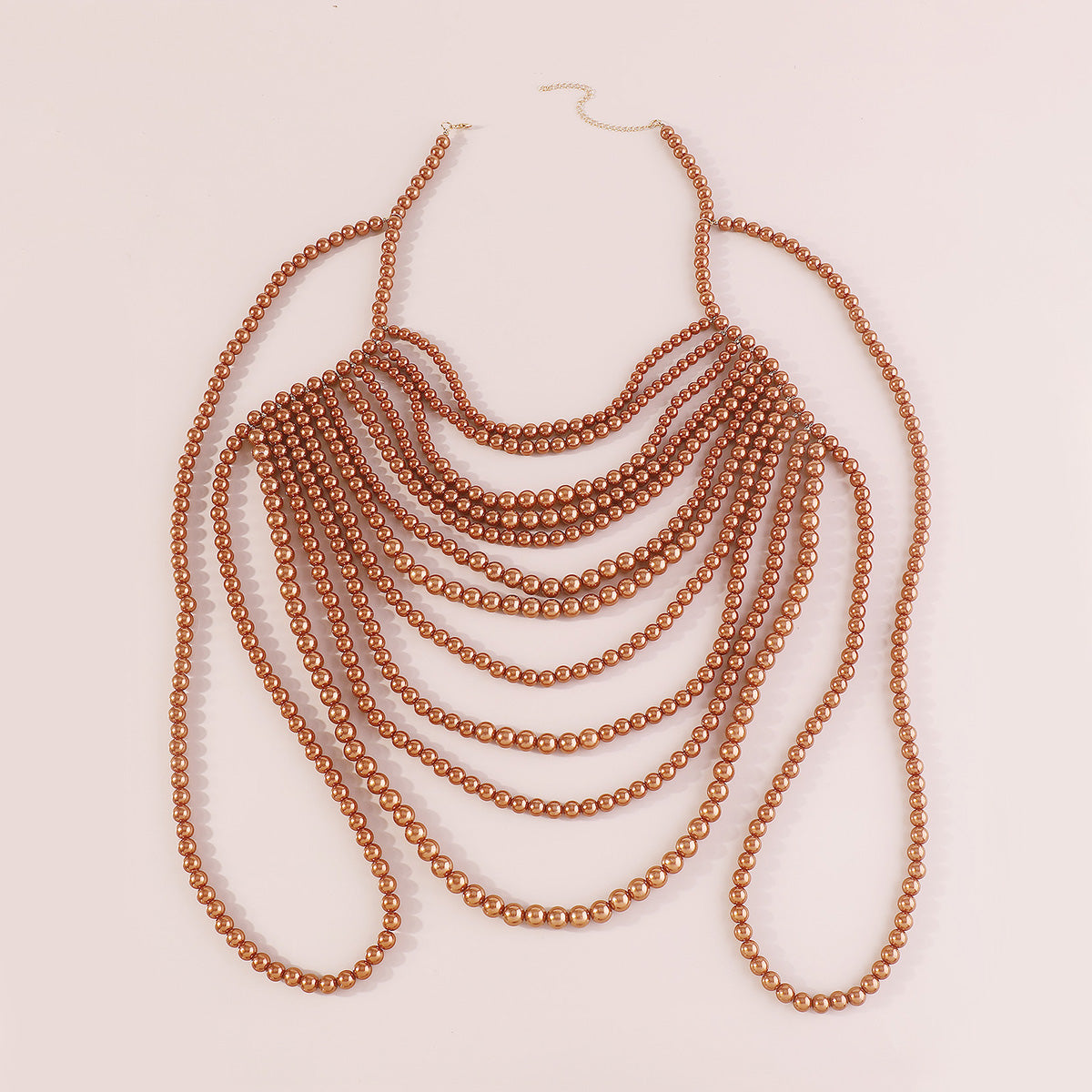 C0501 Multilayer Pearl Chain Body Jewelry