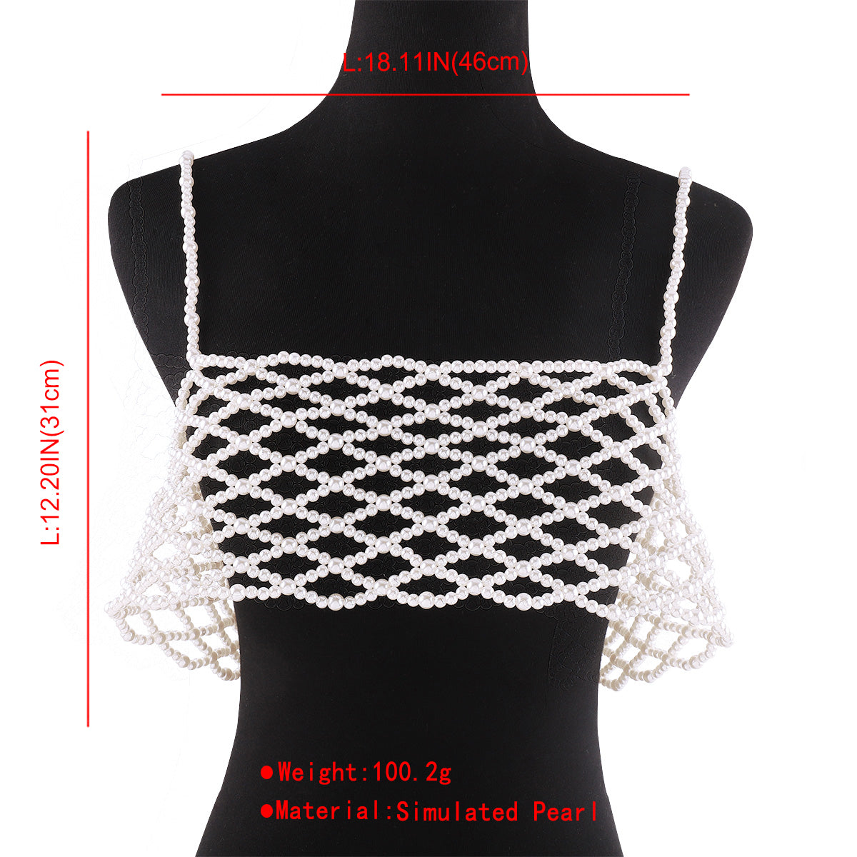 C0512 Sexy Pearl Top Cover Up