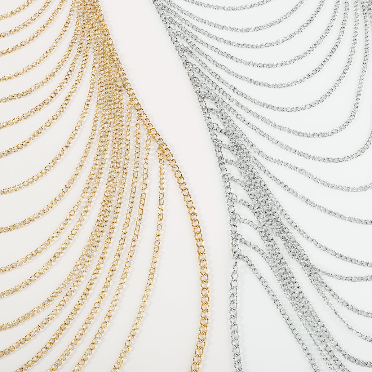 C0557 Multilayer Metal Chain Body Jewelry