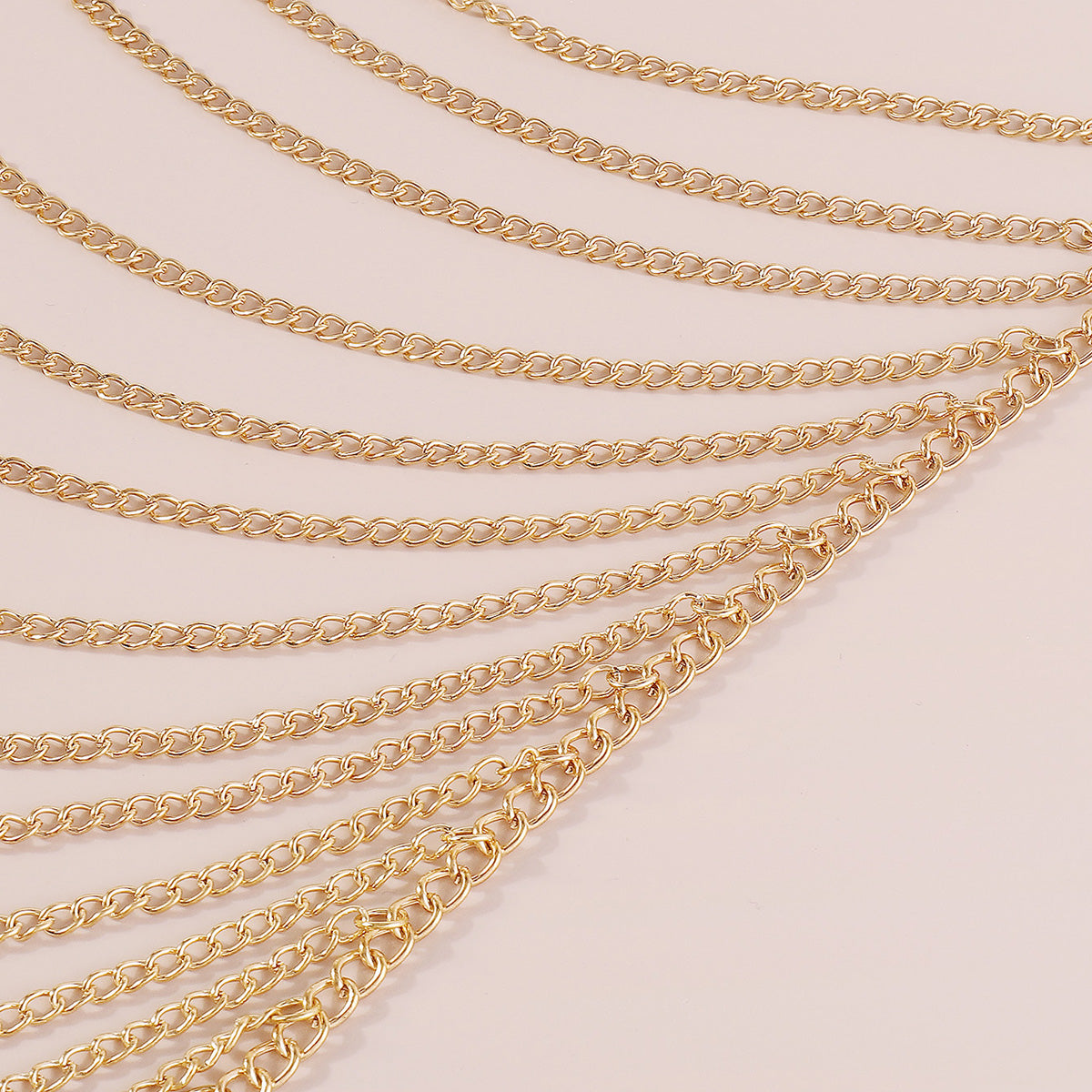C0557 Multilayer Metal Chain Body Jewelry