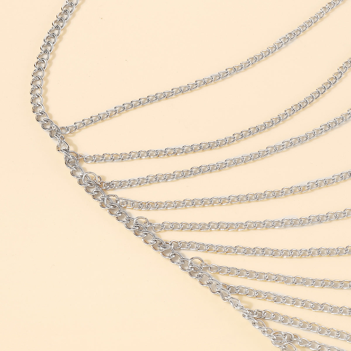 C0557 Multilayer Metal Chain Body Jewelry