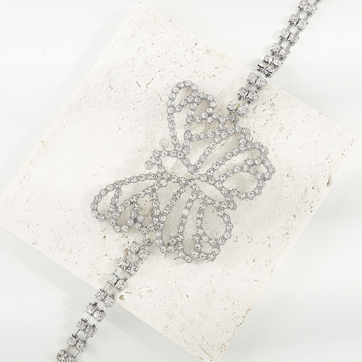C0615 Sexy Rhinestone Butterfly Waist Chain