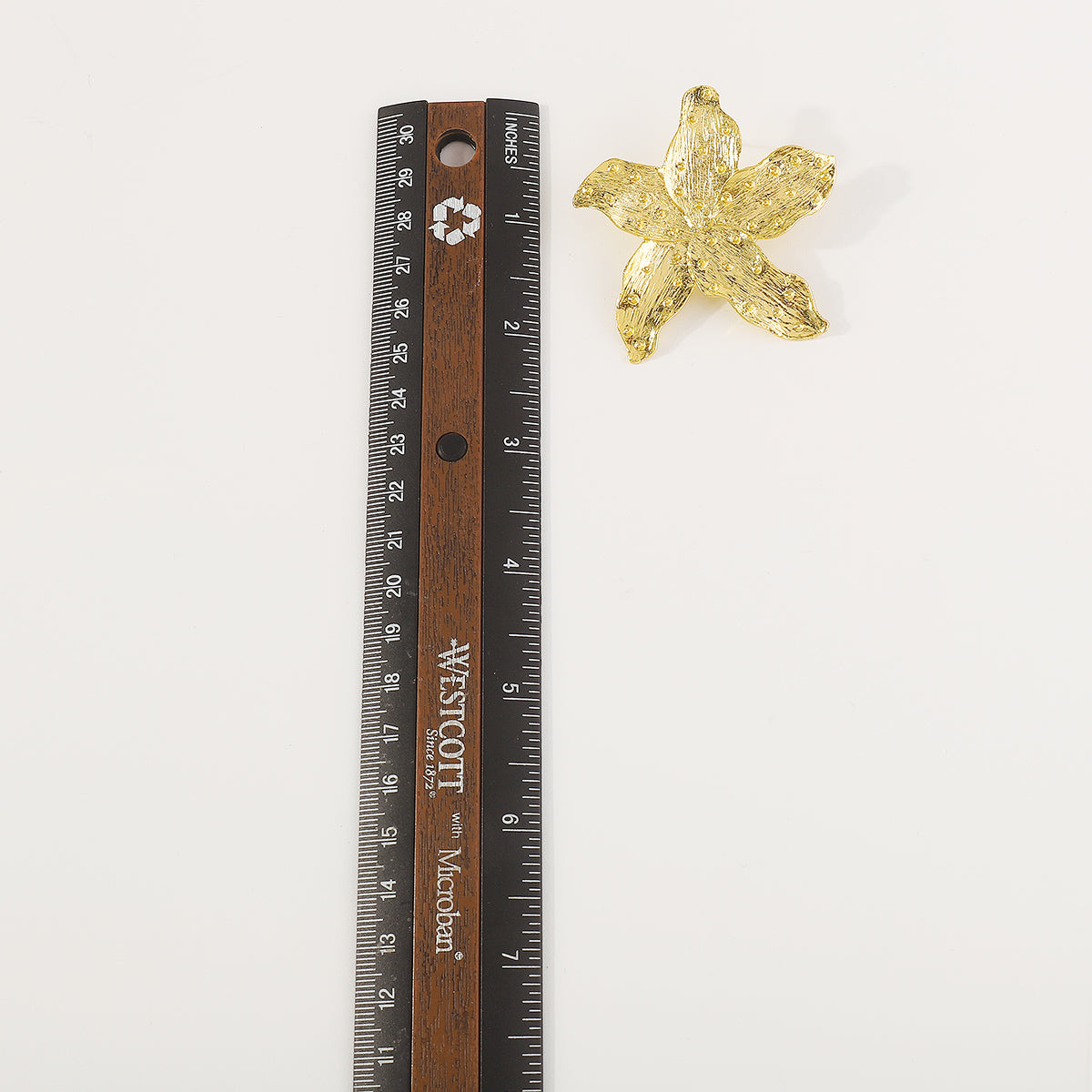 E11616 Large Metal Starfish Earrings
