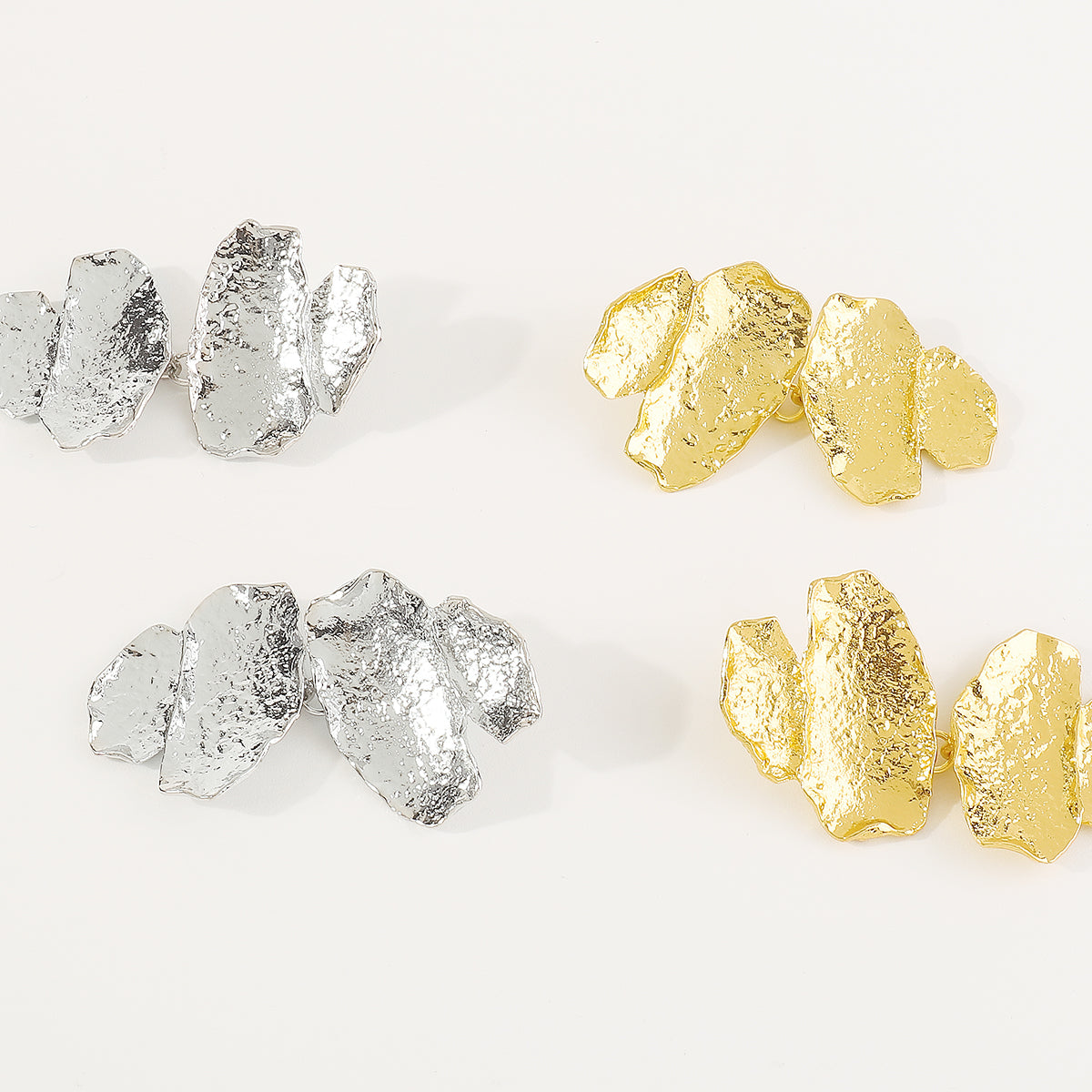 E11756 Geometric Metal Drop Dangle Earrings