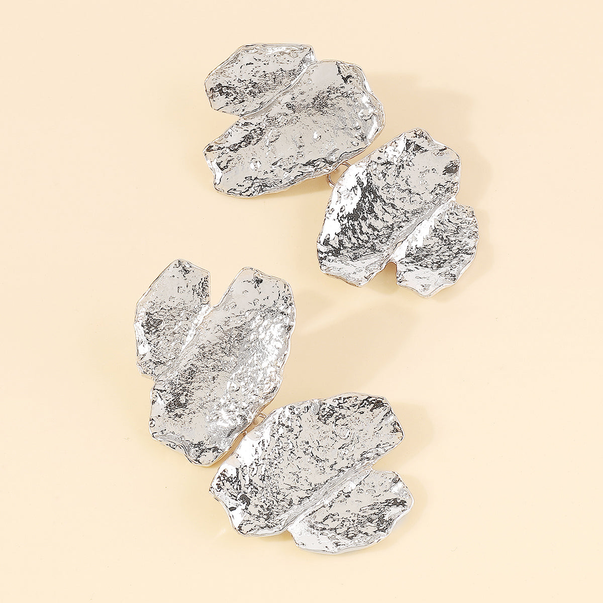 E11756 Geometric Metal Drop Dangle Earrings
