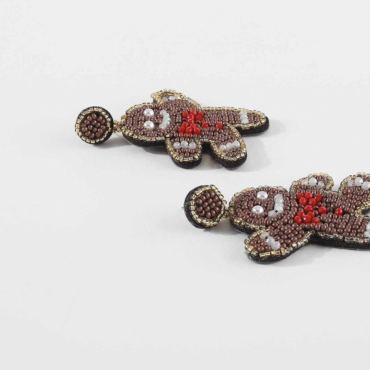 E11927 Christmas Cute Snowman Dangle Earrings