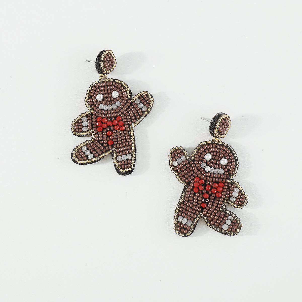 E11927 Christmas Cute Snowman Dangle Earrings