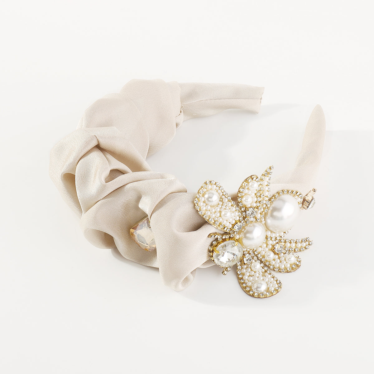 F3177 Large Pearl Bee Headband