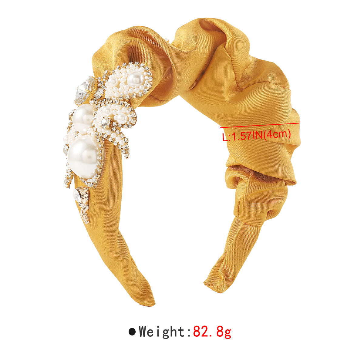 F3177 Large Pearl Bee Headband