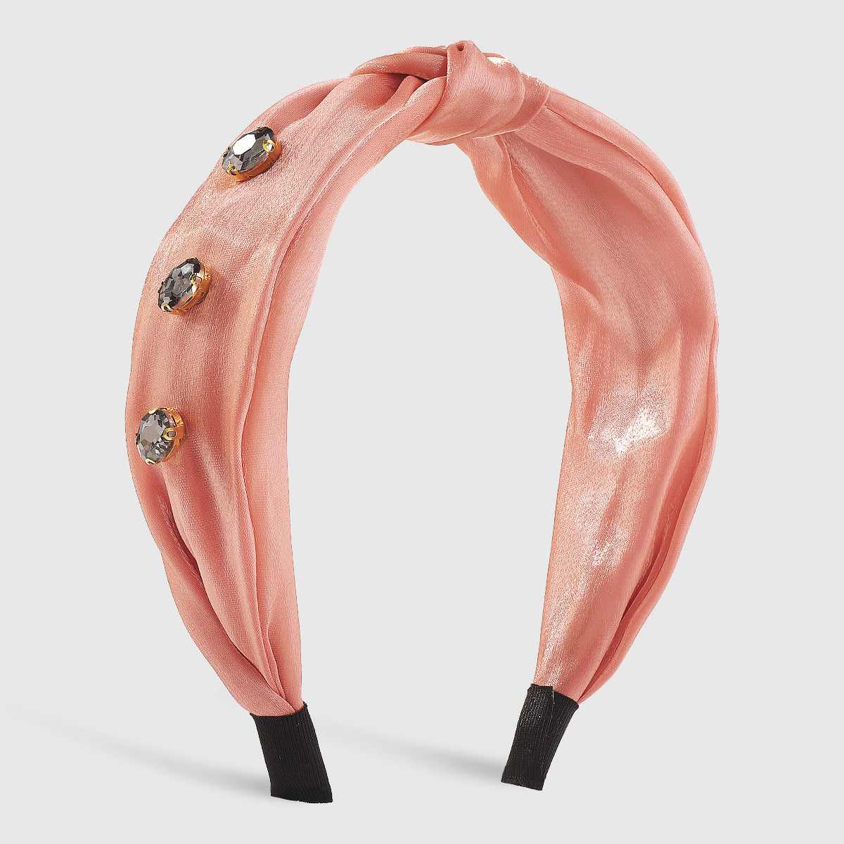 F5706 Luxurious Fabric Topknot Headband