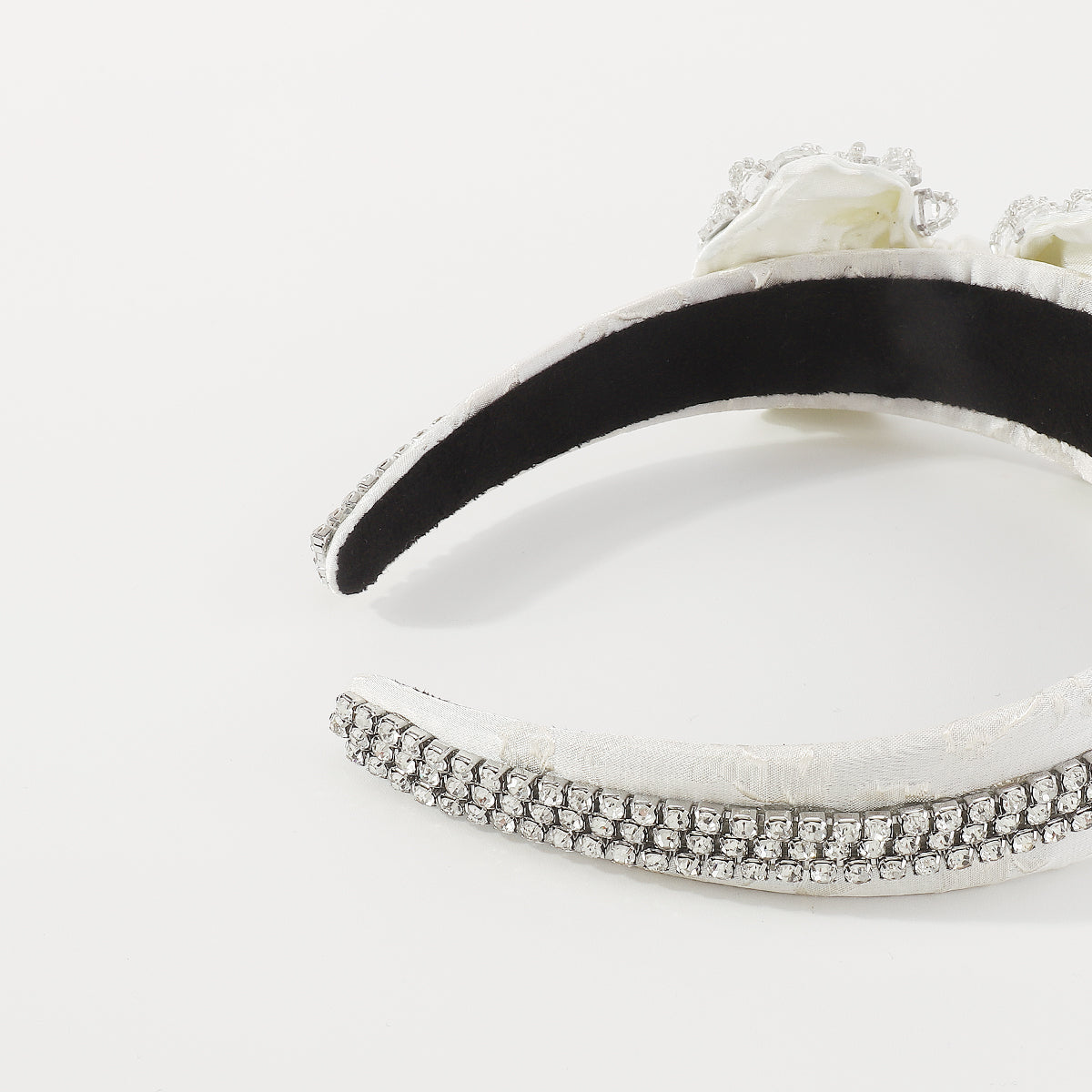 F5740 Luxury Crystal Big Bow Knotted Wedding Headband