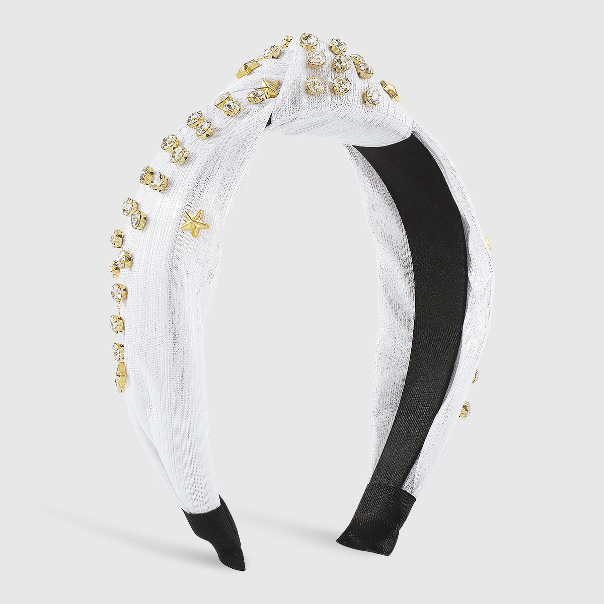 F5804 4th of July Star Top Knot Headbands