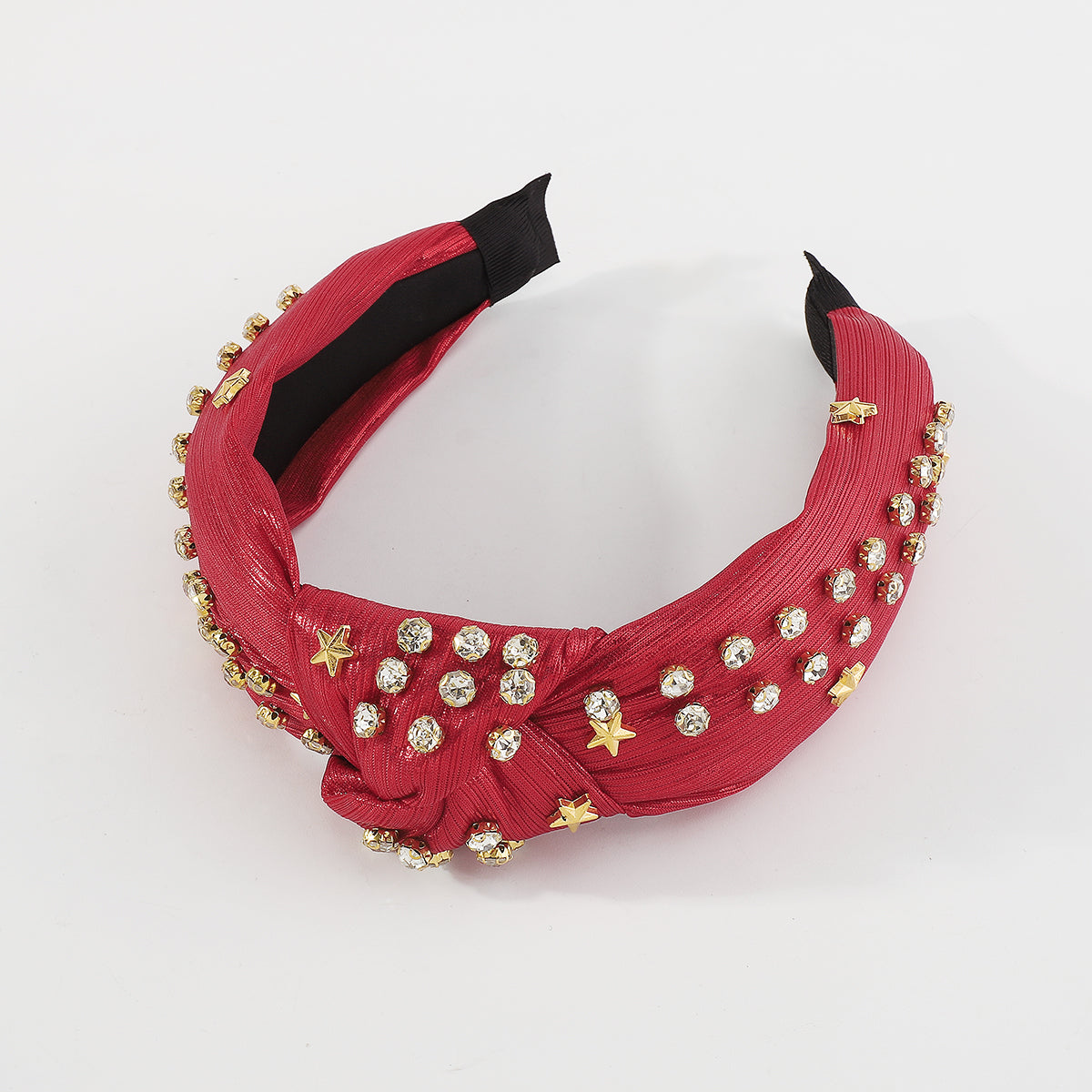 F5804 4th of July Star Top Knot Headbands