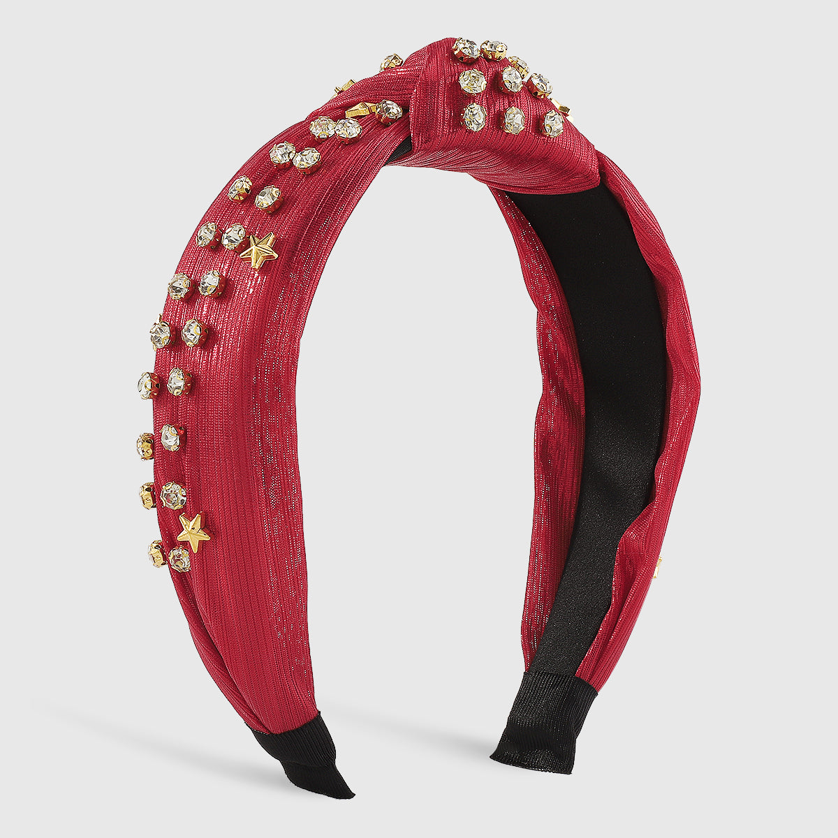 F5804 4th of July Star Top Knot Headbands