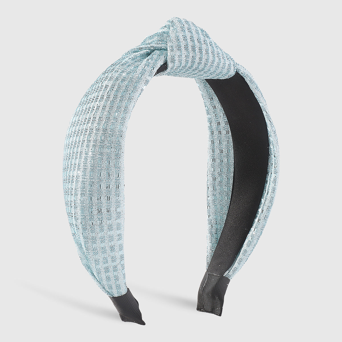 F5842 Shiny Metallic Top Knot Headbands