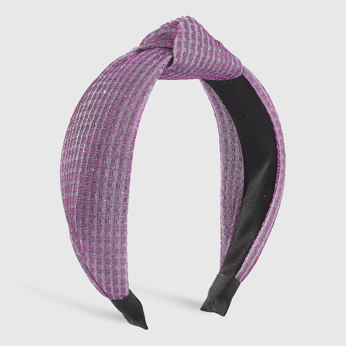 F5842 Shiny Metallic Top Knot Headbands