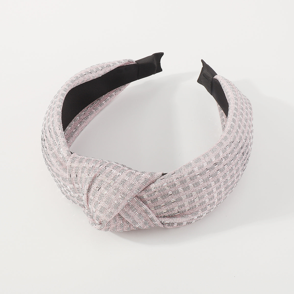 F5842 Shiny Metallic Top Knot Headbands