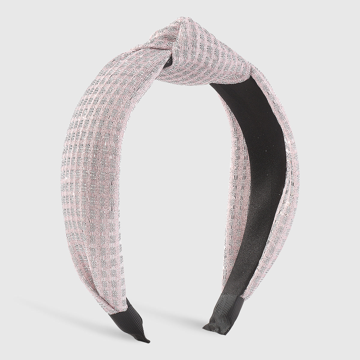 F5842 Shiny Metallic Top Knot Headbands