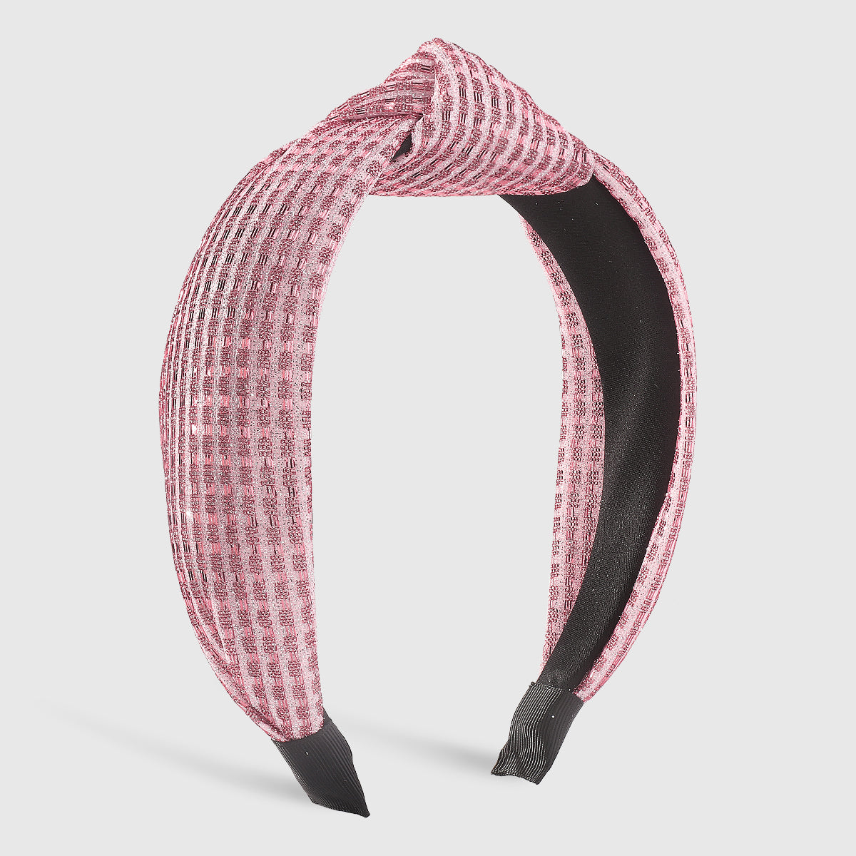 F5842 Shiny Metallic Top Knot Headbands