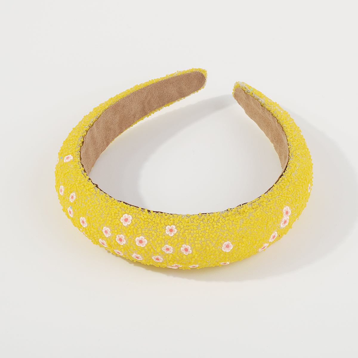 F5929 Cute Flower Candy Color Sponge Padded Headband