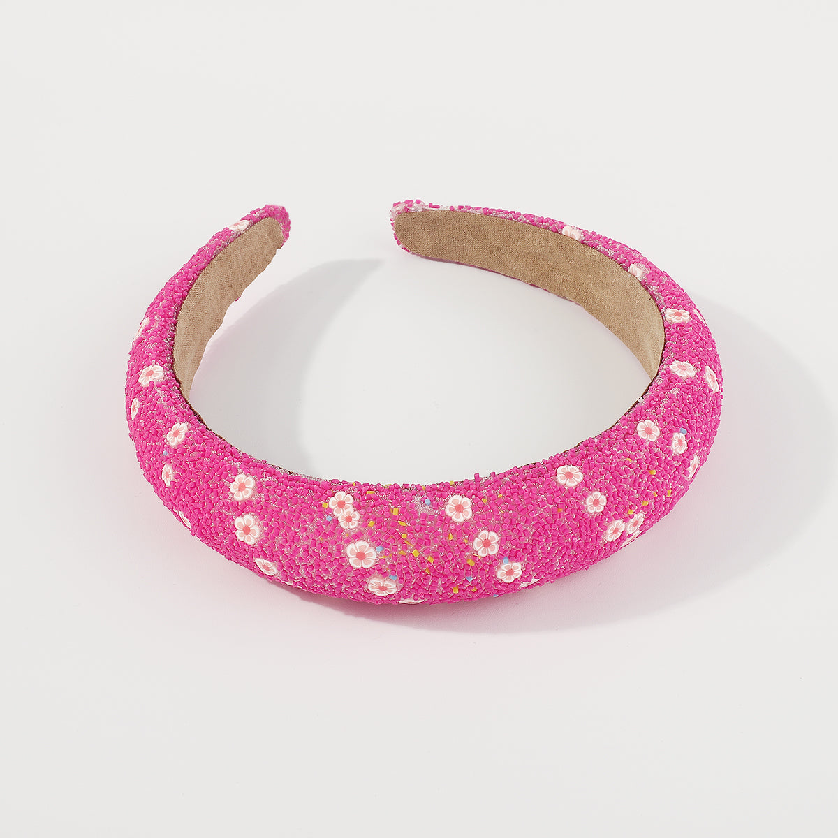 F5929 Cute Flower Candy Color Sponge Padded Headband