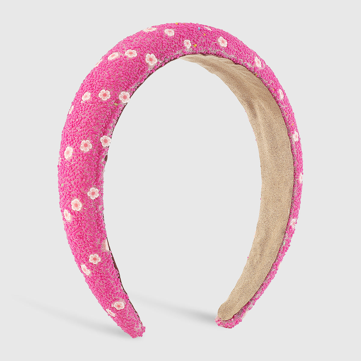 F5929 Cute Flower Candy Color Sponge Padded Headband