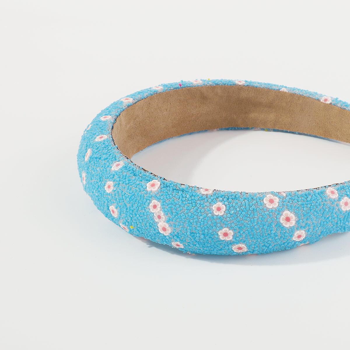 F5929 Cute Flower Candy Color Sponge Padded Headband