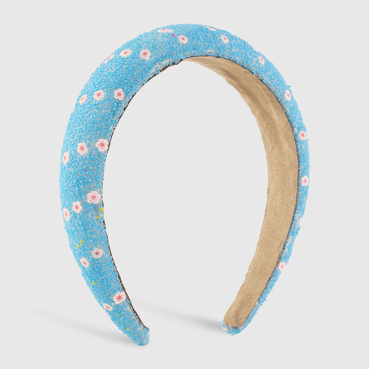 F5929 Cute Flower Candy Color Sponge Padded Headband