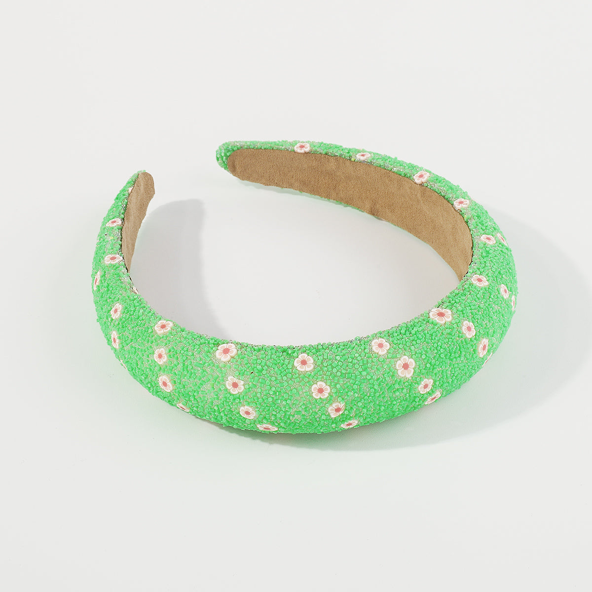 F5929 Cute Flower Candy Color Sponge Padded Headband