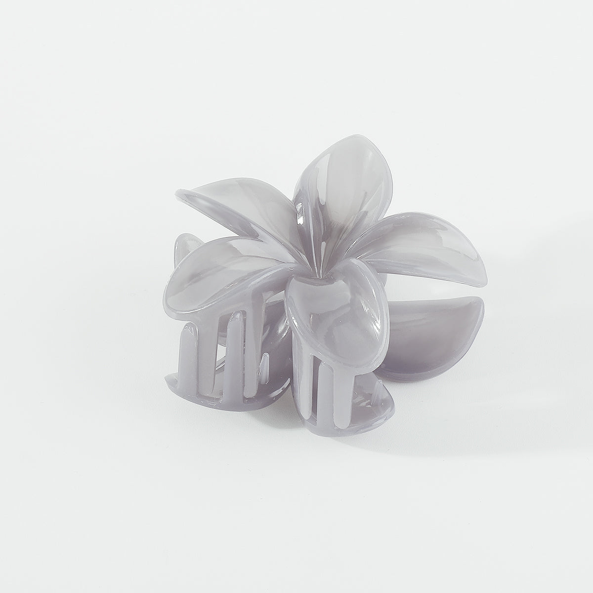 F5951 4 Pcs Summer Large Resin Flower Hair Claw Set